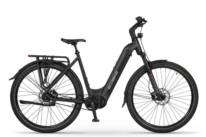 Ecobike LX 400 Automatic Schwarz 2027, Seitenansicht