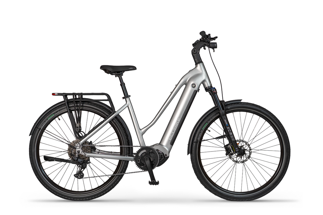 Ecobike LX 600 Silber 2027, Seitenansicht