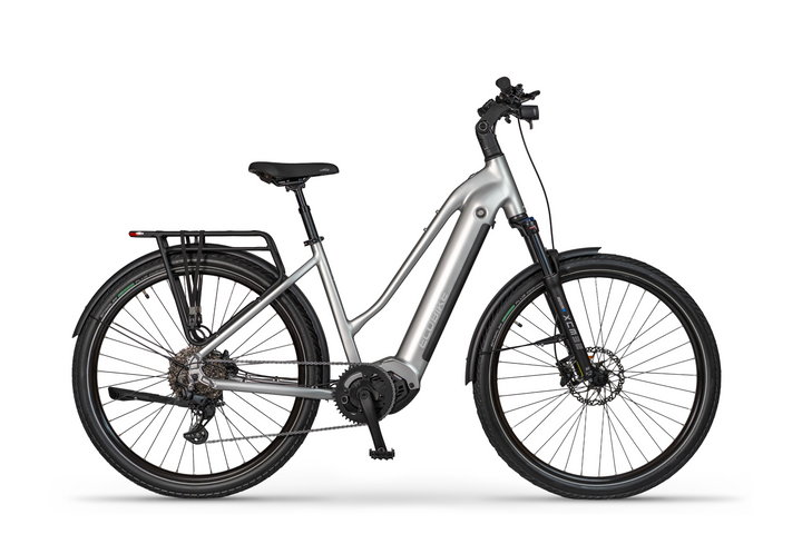 Ecobike LX 600 Silber 2027, Seitenansicht