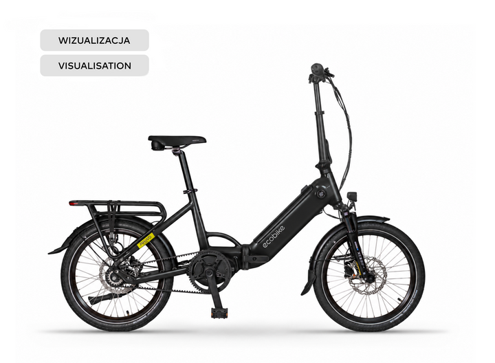Ecobike Rhino Cruise Automatic Schwarz 2027, Seitenansicht