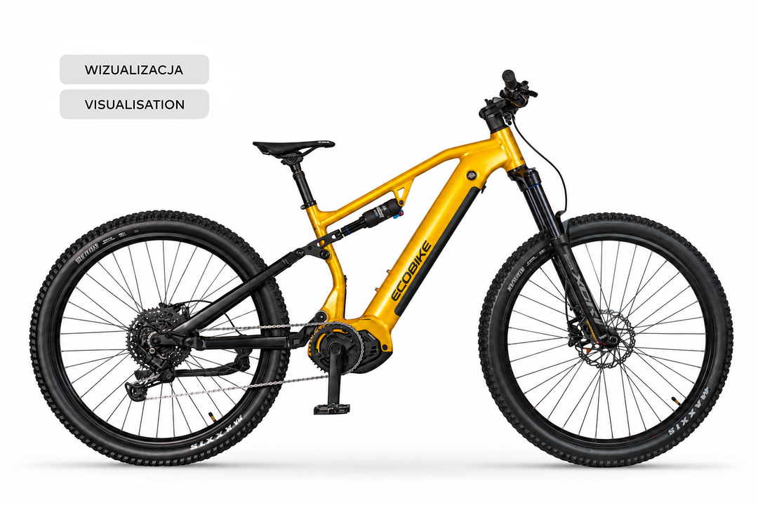 Ecobike RX 600 MAX Gelb 2027, Seitenansicht