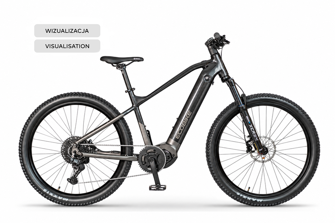 Ecobike RX 600 Schwarz 2027, Seitenansicht