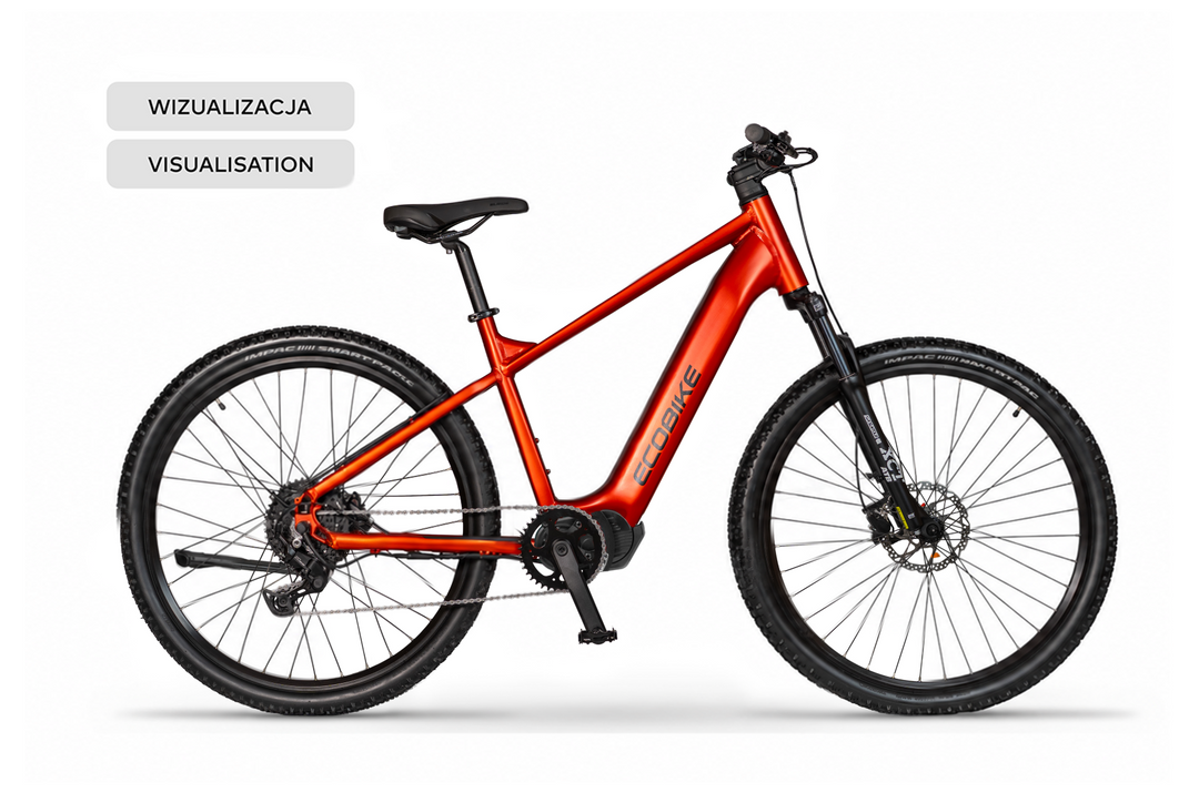 Ecobike SX 100 Orange 2027, Seitenansicht