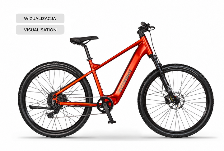 Ecobike SX Orange 2027, Seitenansicht
