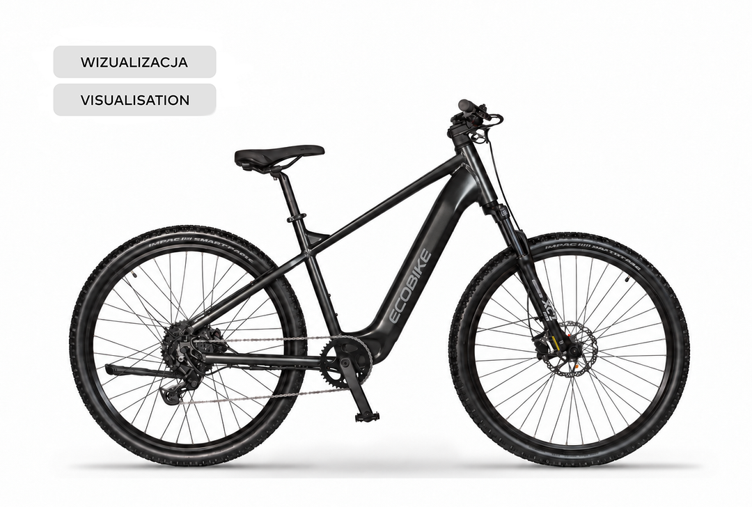 Ecobike SX Schwarz 2027, Seitenansicht