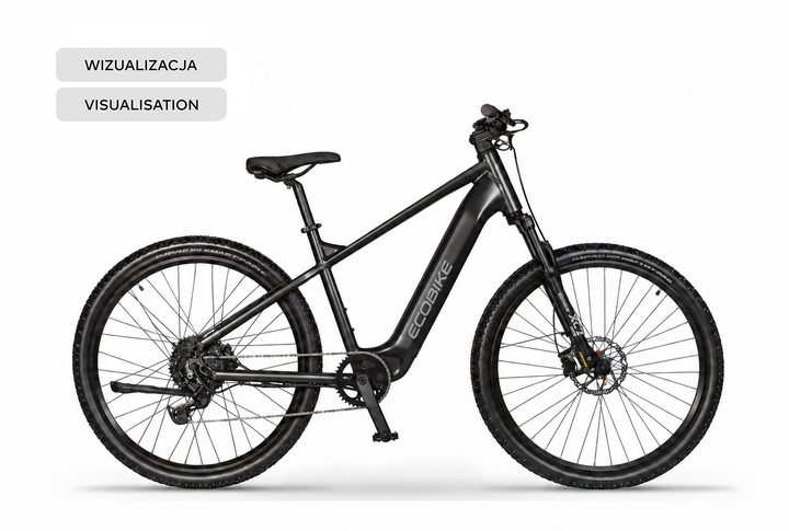 Ecobike SX Schwarz 2027, Seitenansicht