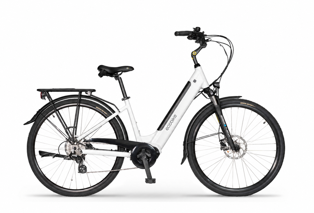 Ecobike Volt+ Arctic White 2027, Seitenansicht