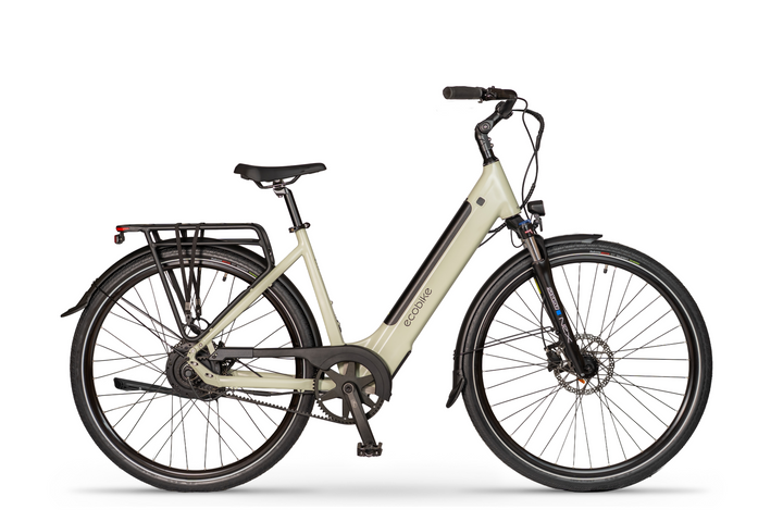 Ecobike X-City+ Olive Grey 2027, Seitenansicht