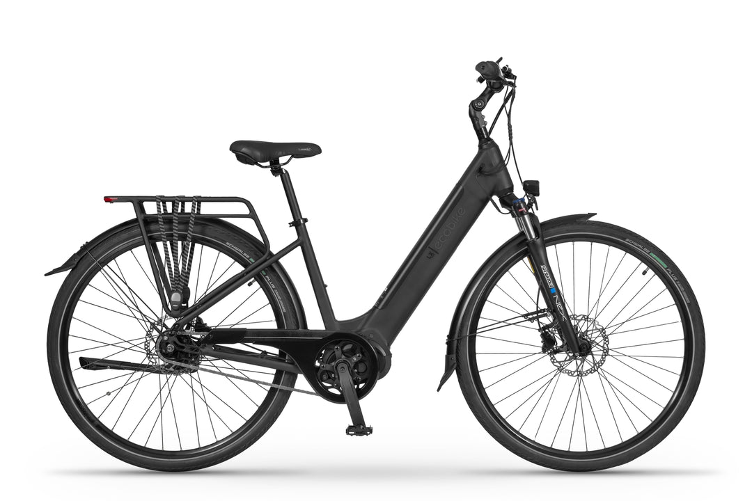 Ecobike LX Schwarz mod. 2024 - City E-Bike Unisex Pedelec, Tiefeinsteiger, Ananda Motor