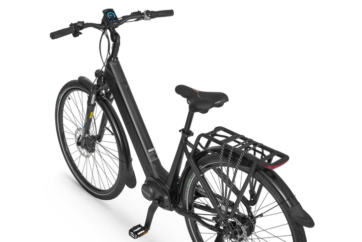 Ecobike LX Schwarz mod. 2024 - City E-Bike Unisex Pedelec, Tiefeinsteiger, Ananda Motor