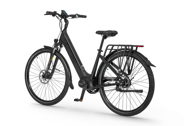 Ecobike LX Schwarz mod. 2024 - City E-Bike Unisex Pedelec, Tiefeinsteiger, Ananda Motor