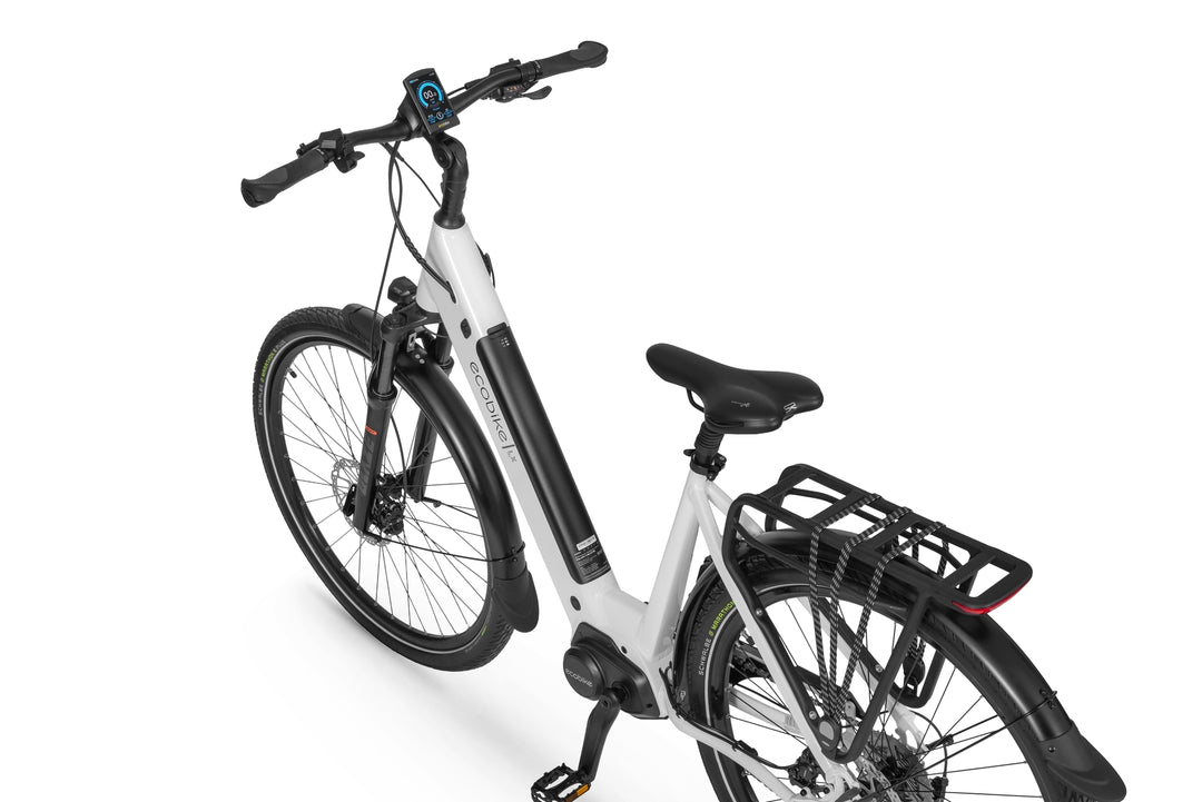 Ecobike LX 300 Weiss - Trekking E-Bike Damen Pedelec, Tiefeinsteiger, Ananda Motor