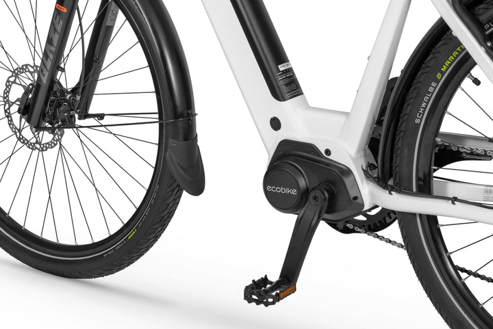 Ecobike LX 300 Weiss - Trekking E-Bike Damen Pedelec, Tiefeinsteiger, Ananda Motor