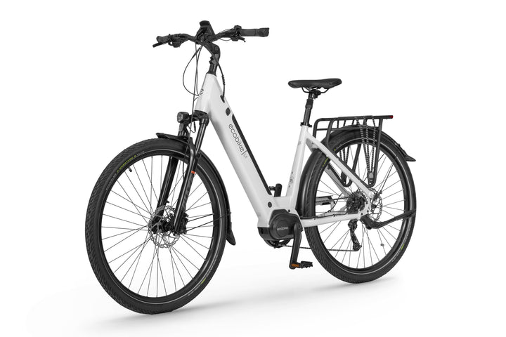 Ecobike LX 300 Weiss - Trekking E-Bike Damen Pedelec, Tiefeinsteiger, Ananda Motor