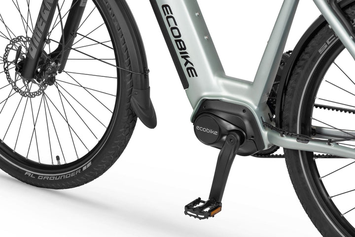 Ecobike LX 400 Silber - City E-Bike Pedelec