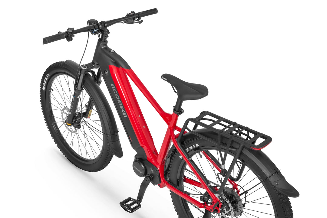 Ecobike RX 500 SUV Rot - Herren-Damen SUV E-Bike Pedelec, Ananda Motor