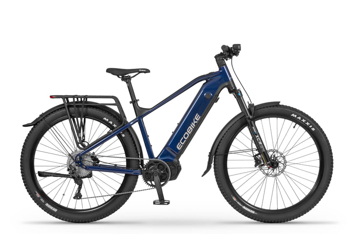 Ecobike RX 500 SUV V3 Rot/Blau 17" 19" 21" Herren-Damen SUV E-Bike Pedelec, Ananda 130NM, Akku 720-960WH, Mod.2025