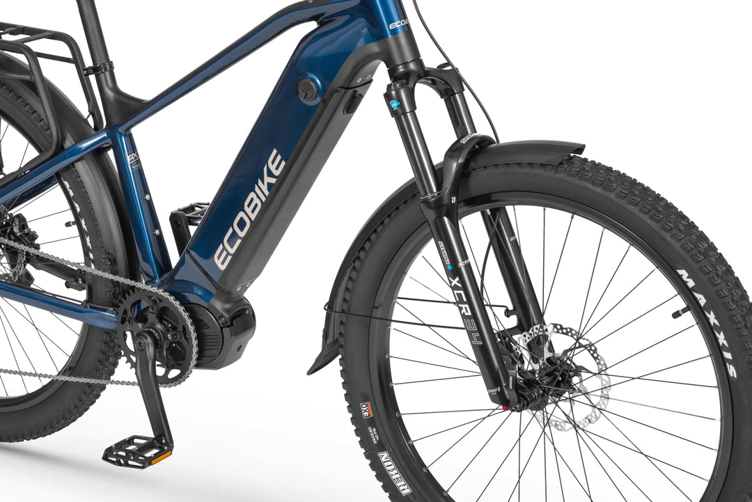 Ecobike RX 500 SUV V3 Rot/Blau 17" 19" 21" Herren-Damen SUV E-Bike Pedelec, Ananda 130NM, Akku 720-960WH, Mod.2025