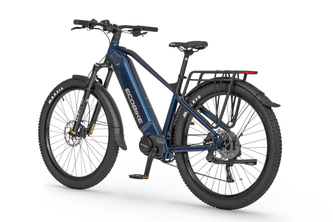 Ecobike RX 500 SUV V3 Rot/Blau 17" 19" 21" Herren-Damen SUV E-Bike Pedelec, Ananda 130NM, Akku 720-960WH, Mod.2025