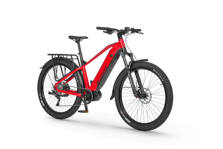 Ecobike RX 500 SUV V3 Rot/Blau 17" 19" 21" Herren-Damen SUV E-Bike Pedelec, Ananda 130NM, Akku 720-960WH, Mod.2025