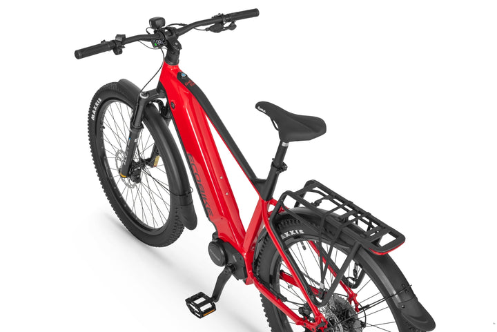 Ecobike RX 500 SUV V3 Rot/Blau 17" 19" 21" Herren-Damen SUV E-Bike Pedelec, Ananda 130NM, Akku 720-960WH, Mod.2025