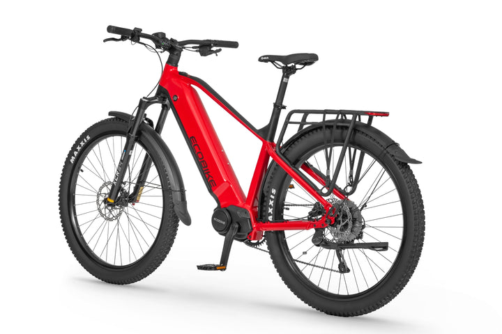 Ecobike RX 500 SUV V3 Rot/Blau 17" 19" 21" Herren-Damen SUV E-Bike Pedelec, Ananda 130NM, Akku 720-960WH, Mod.2025