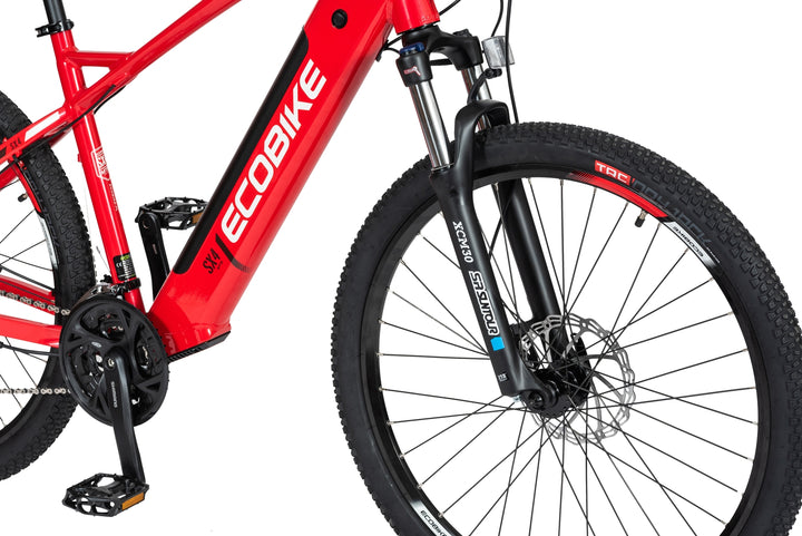 Ecobike SX 4 Rot 19"- Damen E-bike Mountainbike Pedelec, Bafang Motor