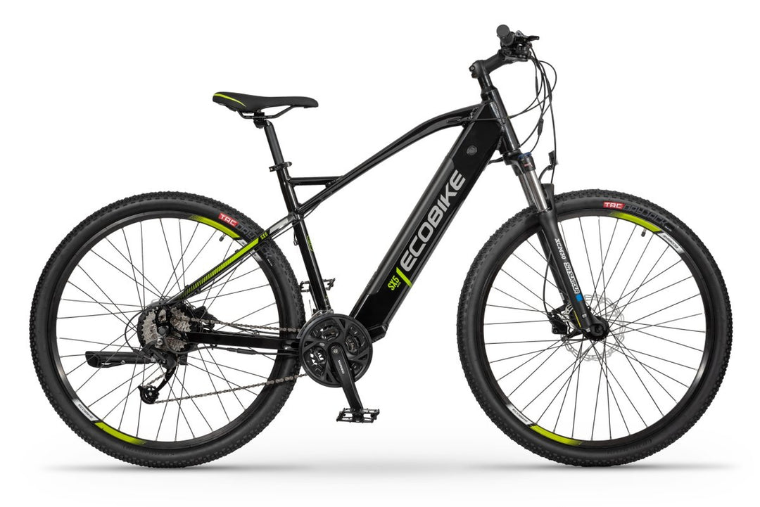 Ecobike SX 5 Schwarz 20"- Herren E-bike Mountainbike Pedelec, Bafang Motor