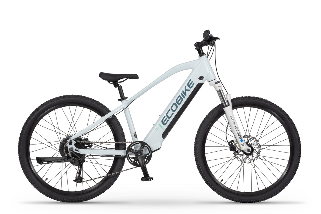 Ecobike SX YOUTH 14" Weiß- Jugend E-Bike MTB Pedelec, Bafang Motor