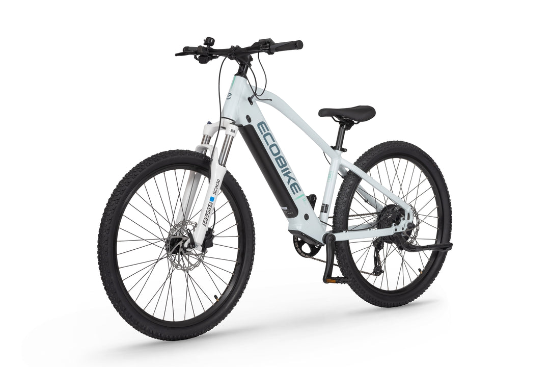 Ecobike SX YOUTH 14" Weiß- Jugend E-Bike MTB Pedelec, Bafang Motor