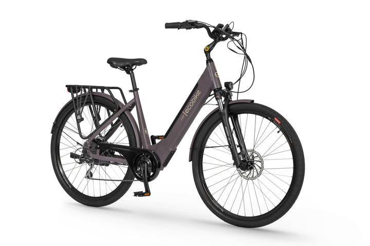 Ecobike X-CITY Coffee 19"- City E-Bike Damen Pedelec, Tiefeinsteiger, Bafang Motor