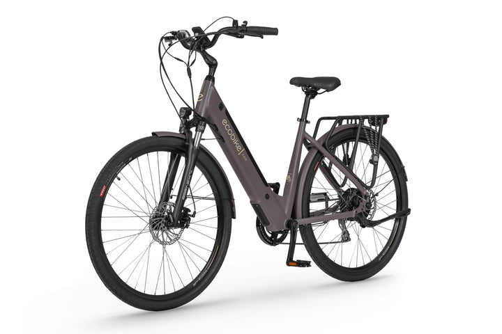 Ecobike X-CITY Coffee 19"- City E-Bike Damen Pedelec, Tiefeinsteiger, Bafang Motor