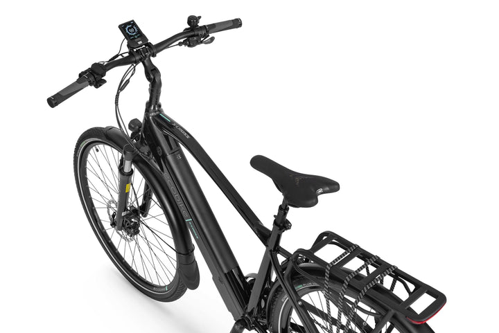 Ecobike X-CROSS M Schwarz Trekking E-Bike Herren Pedelec, Bafang Motor