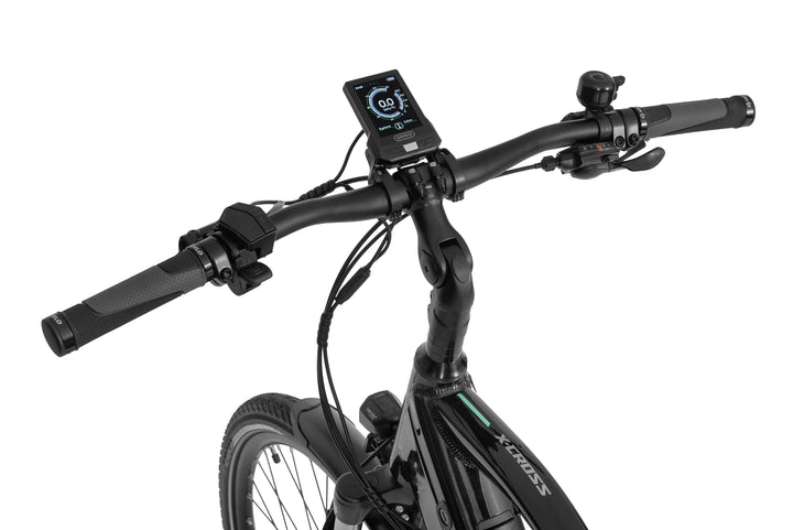 Ecobike X-CROSS M Schwarz Trekking E-Bike Herren Pedelec, Bafang Motor