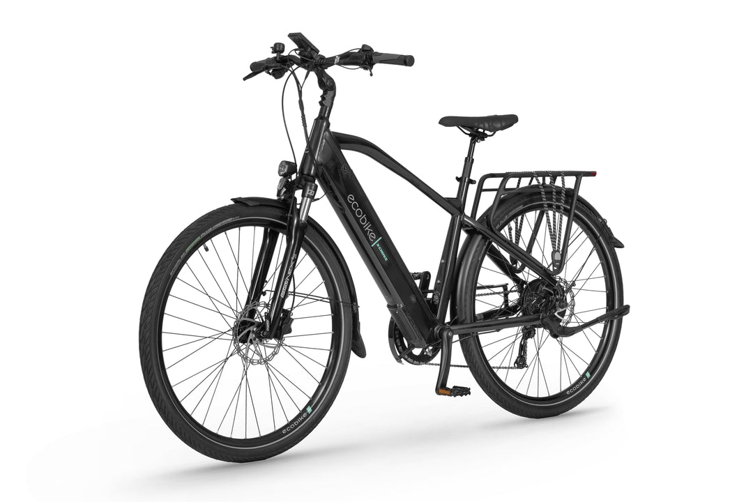 Ecobike X-CROSS M Schwarz Trekking E-Bike Herren Pedelec, Bafang Motor