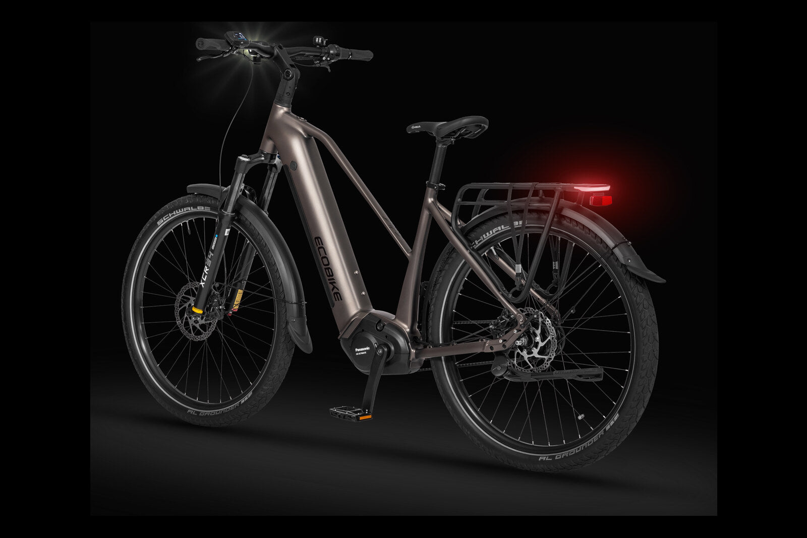 Ecobike DARE Low Step 2026 – Premium Step-Through E-Bike mit Panasonic GXM | Gates Belt – Heckansicht